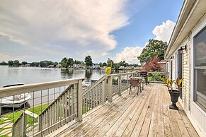 Waterfront Michigan Center Home w/ Boat Dock!