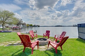 Waterfront Michigan Center Home w/ Boat Dock!