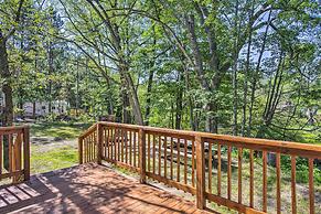 Little Manistee Riverfront Cabin w/ Fire Pit!