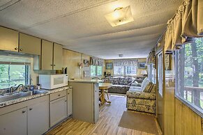 Little Manistee Riverfront Cabin w/ Fire Pit!