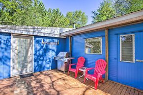 Little Manistee Riverfront Cabin w/ Fire Pit!