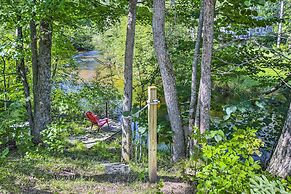 Little Manistee Riverfront Cabin w/ Fire Pit!