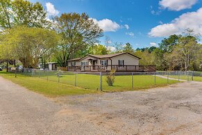 Stocked Fishing Pond On-site: Quiet Pensacola Home