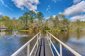 Stocked Fishing Pond On-site: Quiet Pensacola Home