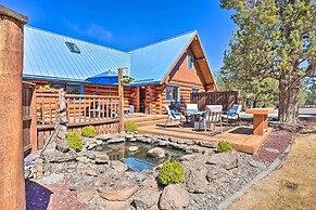 Bend Log Cabin w/ Cascade Mountain Views!