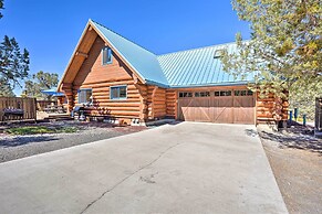 Bend Log Cabin w/ Cascade Mountain Views!