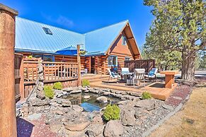 Bend Log Cabin w/ Cascade Mountain Views!