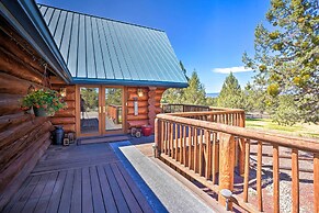 Bend Log Cabin w/ Cascade Mountain Views!