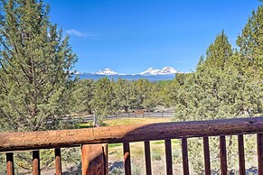 Bend Log Cabin w/ Cascade Mountain Views!
