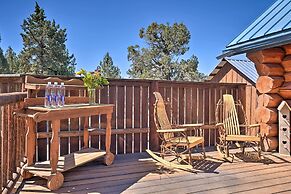 Bend Log Cabin w/ Cascade Mountain Views!