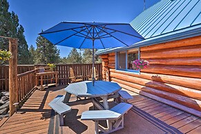 Bend Log Cabin w/ Cascade Mountain Views!