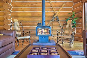 Bend Log Cabin w/ Cascade Mountain Views!