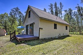 Secluded Irons Cabin w/ 5-acre Yard, Deck, Grill!