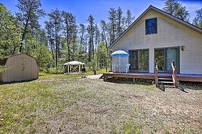 Secluded Irons Cabin w/ 5-acre Yard, Deck, Grill!