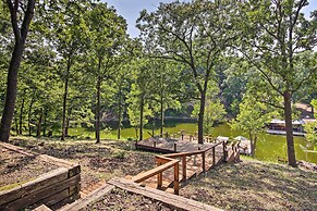 Private Fishing Dock: Grand Lake Home