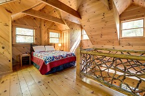 Hot Tub + Furnished Porch: Balsam Grove Cabin