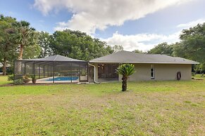 8 Mi to Rainbow Springs: Dunnellon Area Home!