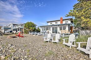 Waterfront Ferndale Home: Deck + Beach Access