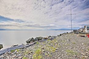 Waterfront Ferndale Home: Deck + Beach Access