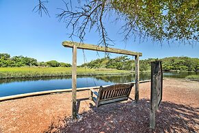 Oak Island Home w/ Fenced Yard, Walk to Long Beach