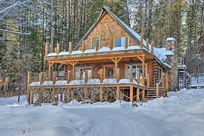 Alpine Adventures: Cozy Log Cabin w/ Deck & Views!