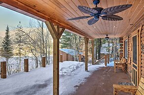 Alpine Adventures: Cozy Log Cabin w/ Deck & Views!