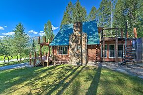 Alpine Adventures: Cozy Log Cabin w/ Deck & Views!