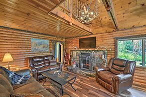 Alpine Adventures: Cozy Log Cabin w/ Deck & Views!