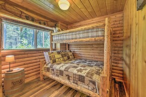 Alpine Adventures: Cozy Log Cabin w/ Deck & Views!
