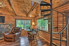 Alpine Adventures: Cozy Log Cabin w/ Deck & Views!