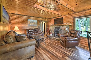 Alpine Adventures: Cozy Log Cabin w/ Deck & Views!