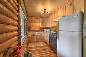 Alpine Adventures: Cozy Log Cabin w/ Deck & Views!