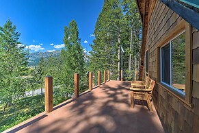 Alpine Adventures: Cozy Log Cabin w/ Deck & Views!