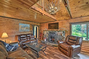 Alpine Adventures: Cozy Log Cabin w/ Deck & Views!