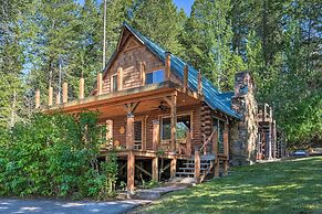 Alpine Adventures: Cozy Log Cabin w/ Deck & Views!