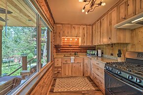 Alpine Adventures: Cozy Log Cabin w/ Deck & Views!