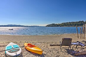 Gig Harbor House w/ Private Beach + Views!