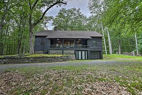 Hilltop Lackawaxen Gem w/ River View & Fire Pit