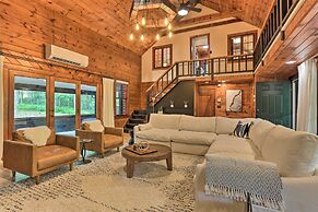 Hilltop Lackawaxen Gem w/ River View & Fire Pit