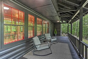 Hilltop Lackawaxen Gem w/ River View & Fire Pit