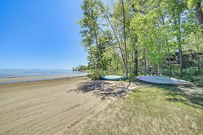 Lake Michigan Home w/ Private Beach & Deck!