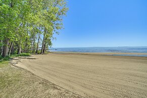 Lake Michigan Home w/ Private Beach & Deck!