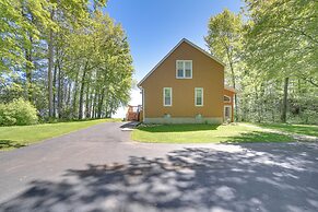 Lake Michigan Home w/ Private Beach & Deck!