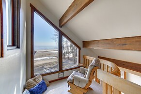 Private Beach & Deck: Lake Michigan Home