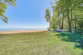 Private Beach & Deck: Spacious Lake Michigan Home