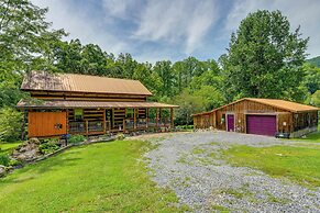 Stunning Creekside Cosby Cabin w/ Deck + Fire Pit!