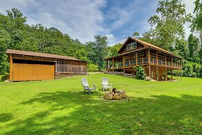 Stunning Creekside Cosby Cabin w/ Deck + Fire Pit!