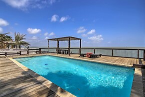 Waterfront Port Isabel Family Home w/ Pool & Pier!