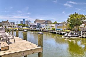 Ocean City Townhome, Deck w/ Canal Access!