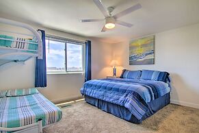 Deck w/ Canal Access: Ocean City Townhome